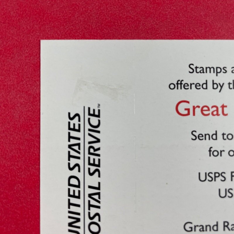 3113-3116a CHRISTMAS SCENES￼ Booklet Pane of 20 US 32¢ Stamps 1996 Flaw