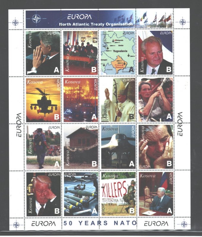 KOSOVO 1999  EUROPE NATO  NOT ACCEPTED BY SCOTT MNH