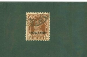 NABHA  INDIAN STATE O41 USED BIN $0.50