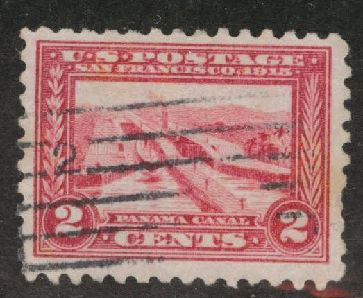 USA Scott 402 Used 1914 Panama-Pacific perf 10