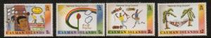 CAYMAN ISLANDS SG937/40 2000 NATIONAL DRUGS COUNCIL  MNH