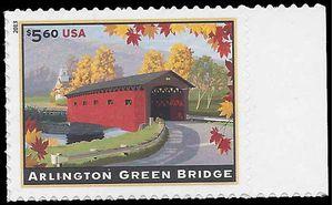 #4738 $5.60 Arlington Green Bridge 2013 Mint NH