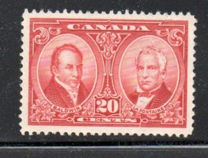 Canada Sc 148 1927 20c Baldwin &  Lafontaine stamp mint NH