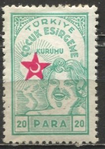 Turkey 1940: Sc. # RA39 MLH Single Stamp