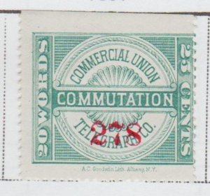 U.S. Scott #8T2 Telegraph Revenue Stamp - Mint Single