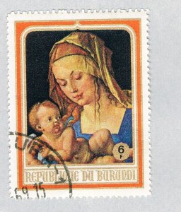 Burundi 267 Used Virgin and Child 1968 (BP63002)