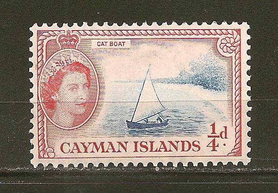 Cayman Islands 153 Catboat QEII MNH