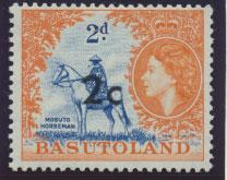 Basutoland  SG 60   Mint  Hinged  - Opt surcharge 