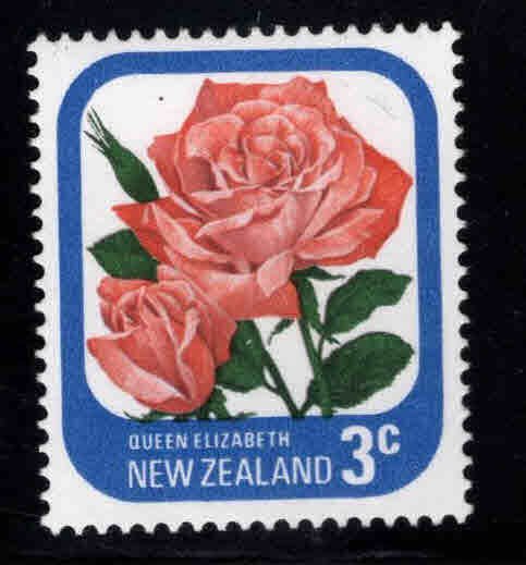 New Zealand Scott 586 MNH** Rose Flower stamp 1975