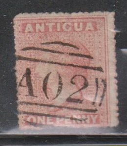 ANTIGUA Scott # 3 Used - Queen Victoria - Nice Cancel