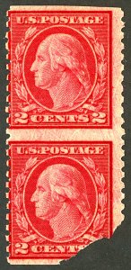 U.S. #463a MINT PAIR OG NH