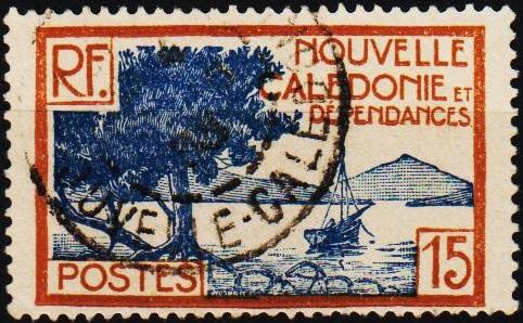 New Caledonia. 1928 15c S.G.143 Fine Used