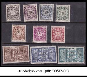 MONACO - 1946 POTAGE DUE STAMPS SG#D327-D339 - 10V - MINT HINGED