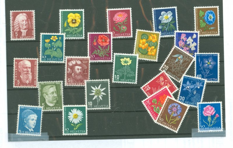 Switzerland #B137/B333  Single (Complete Set)