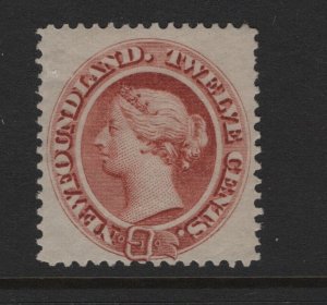 Newfoundland Scott # 28 VF OG previously hinged scv $ 85 ! see pic !