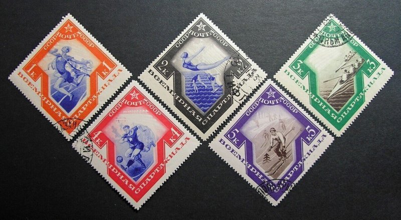 Russia 1935 #559-568 CTO H OG Russian Spartacist Games Sports Set $156.00!!
