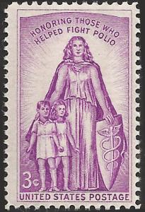 # 1087 MINT NEVER HINGED POLIO