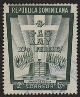 Dominican Republic SG#607 Used - 1953 2c.  - Flags