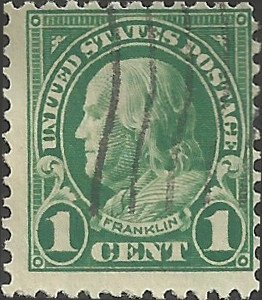 # 552 Used Deep Green Ben Franklin