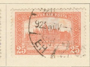 A6P8F42 Ungarn Hongrie Hungría Hungary 1920-24 25k used