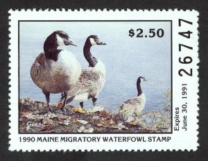 #7, Maine State Duck stamp, SCV $8