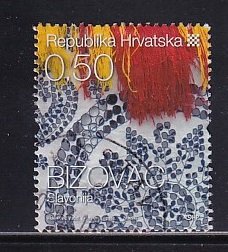 Croatia    #702   used  2008  folk costume designs  50 l