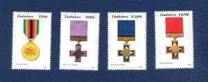 ZIMBABWE - scott 959-962 - FVF MNH - Medals - 2004