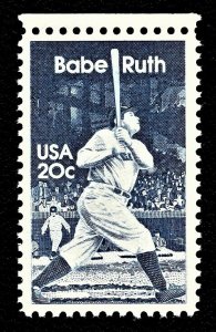 US 2046 MNH VF 20 Cent Babe Ruth NY Yankees