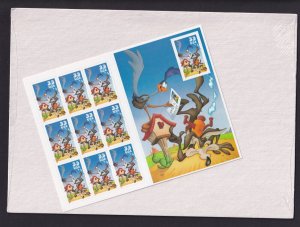 Scott #3391 Road Runner & Wile E. Coyote Sheet of 10 Stamps - Sealed