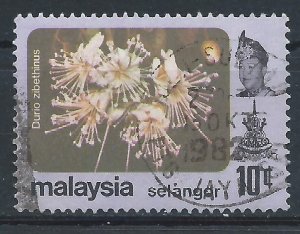 Selangor 1979 - 10c Durio Zibethinus - SG161 used