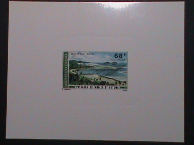​WALLIS & FUTUNA-AIRMAIL1975-SC#C68-GAHI BAY ,WALLIS-DELUX PROOF SHEET MNH