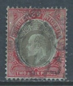 Southern Nigeria #40 Used 2sh6p Edward VII Defin. - Wmk. 3