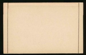 NORWAY Mi. K2 II POSTAL STATIONERY LETTER CARD AFSENDER 10o CARMINE