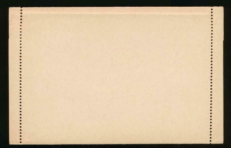 NORWAY Mi. K2 II POSTAL STATIONERY LETTER CARD AFSENDER 10o CARMINE