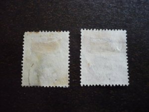 Stamps - Ireland - Scott# 1-2 - Used Part Set of 2 Stamps