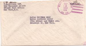 United States Ships 3c Jefferson Prexie 1940 U.S.S. Salt Lake City, Labor Day...