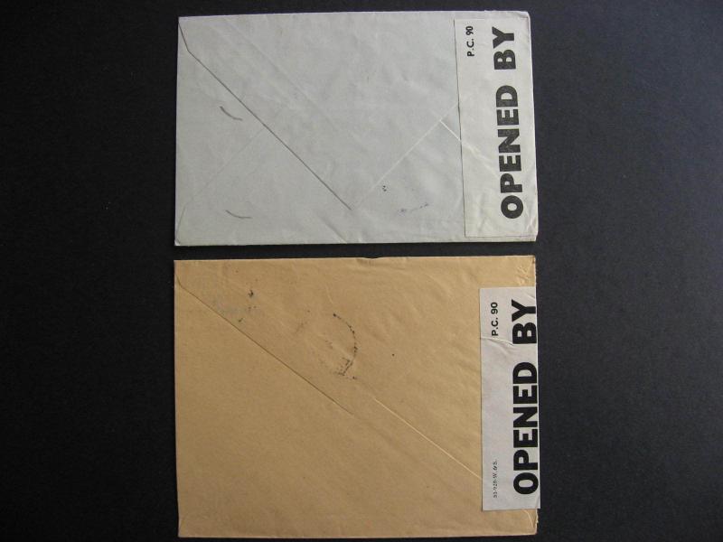 Algeria 2 WWII 1943 censored covers