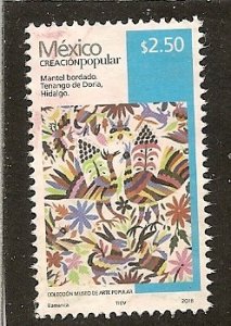 Mexico    Scott  2492L  Tablecloth     Used