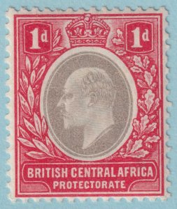 BRITISH CENTRAL AFRICA 60  MINT HINGED OG * NO FAULTS VERY FINE! - RMC