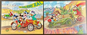 St Vincent Grenadines 2 Disney Christmas 1989 Souvenir Sheets