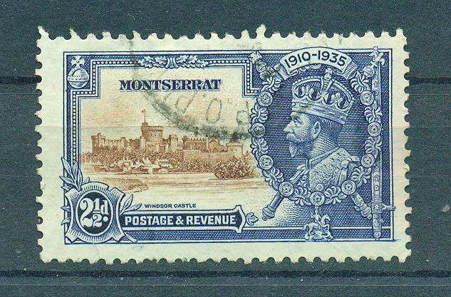 Montserrat sc# 87 used cat value $4.25