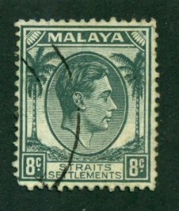 Straits Settlements 1938 #243 U SCV(2024)=$0.25