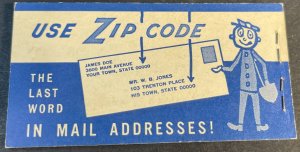 U.S.#  BK113-MINT/NEVER HINGED--COMPLETE BOOKLET/UNEXPLODED--1963-64