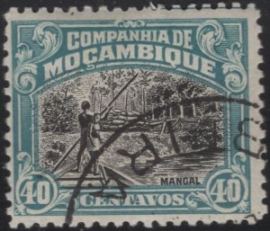 Mozambique Company 1918-31 used Sc 136 40c Mangroves Variety