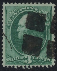 Scott # 147 3c Washington Fancy Cancel 