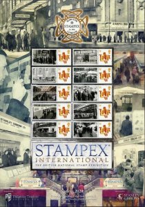 GB 2020 - Spring STAMPEX Smilers Sheet - Ref: BC-522