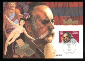 US 2538 Literary Arts - William Saroyan UA Unicover Maximum card