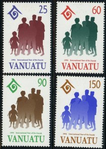 Vanuatu #628-631 International Family Year Postage Stamps 1994 Mint LH