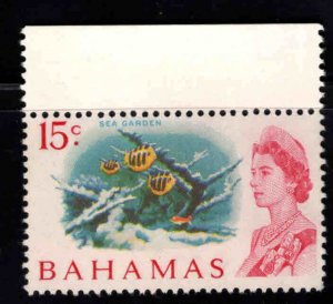 BAHAMAS Scott 261 MNH**  top margin stamp