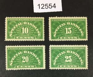 MOMEN: US STAMPS # QE1-QE4 MINT OG NH LOT #12554